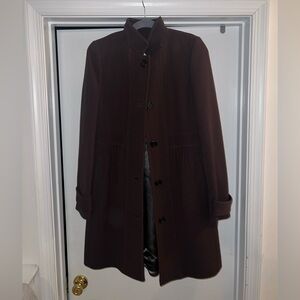 Elegant Plum Women's Coat